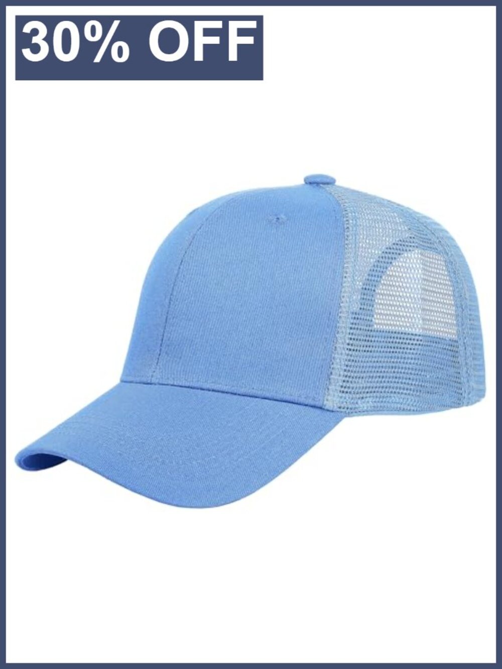 Trucker Hat Baseball Cap Structured 6 Panel Adjustable Snapback